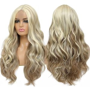 New 26" Blonde Ombre Synthetic Wig